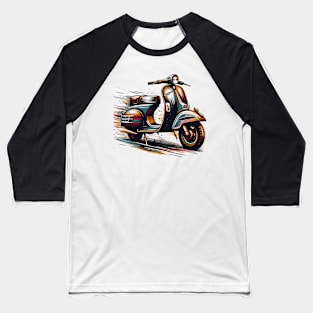 Piaggio Vespa Baseball T-Shirt